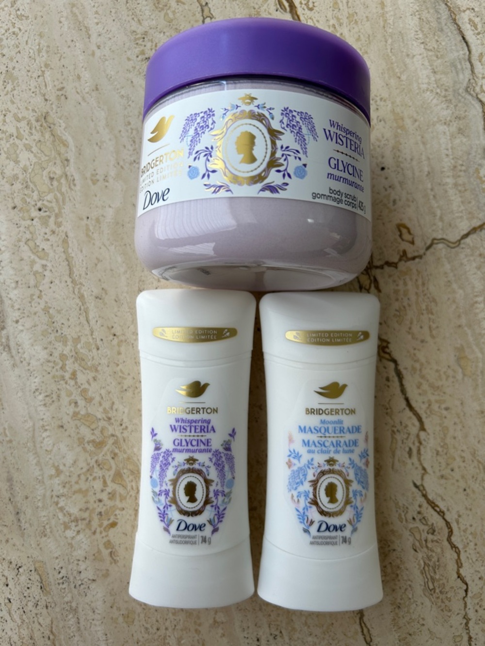 NEW 🆕 Limited Edition Dove x Bridgerton Collab 3-piece Body Care Set